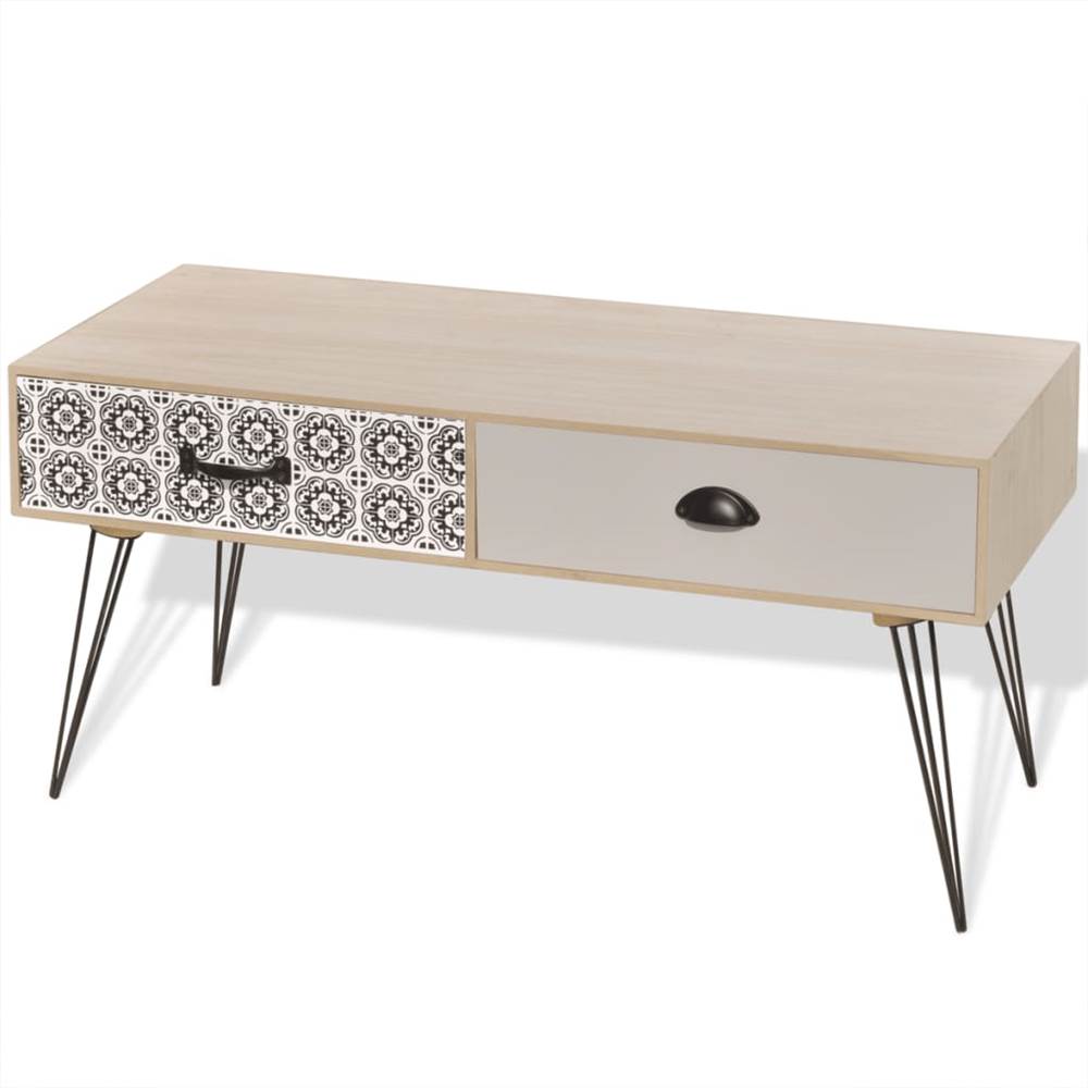 TV Side Table 100x40x35 cm Brown