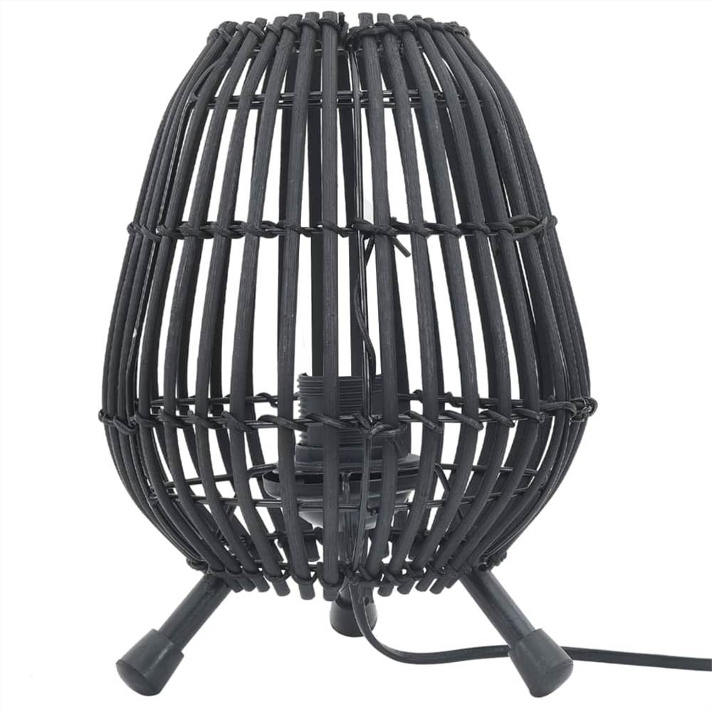 Table Stand Lamp Willow Black 60 W 20x27 cm E 27