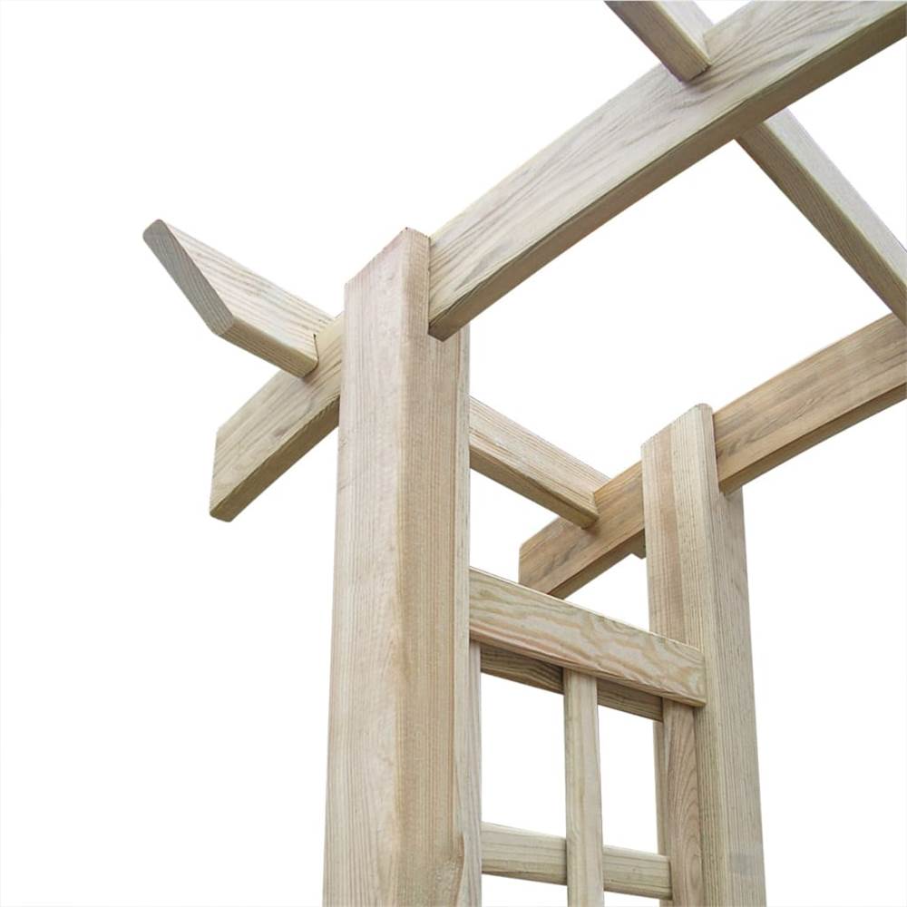 Trellis Arch 150x50x220 cm Wood
