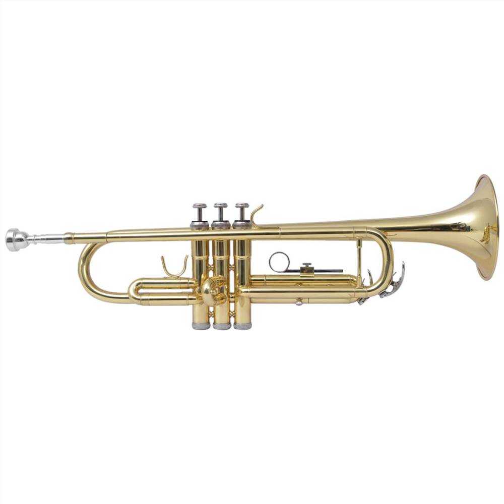 

Trumpet Yellow Brass with Gold Lacquer Bb