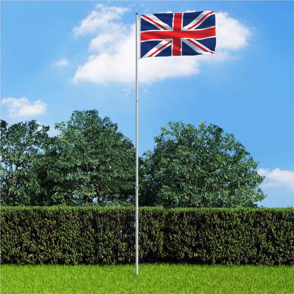 

UK Flag and Pole Aluminium 6 m