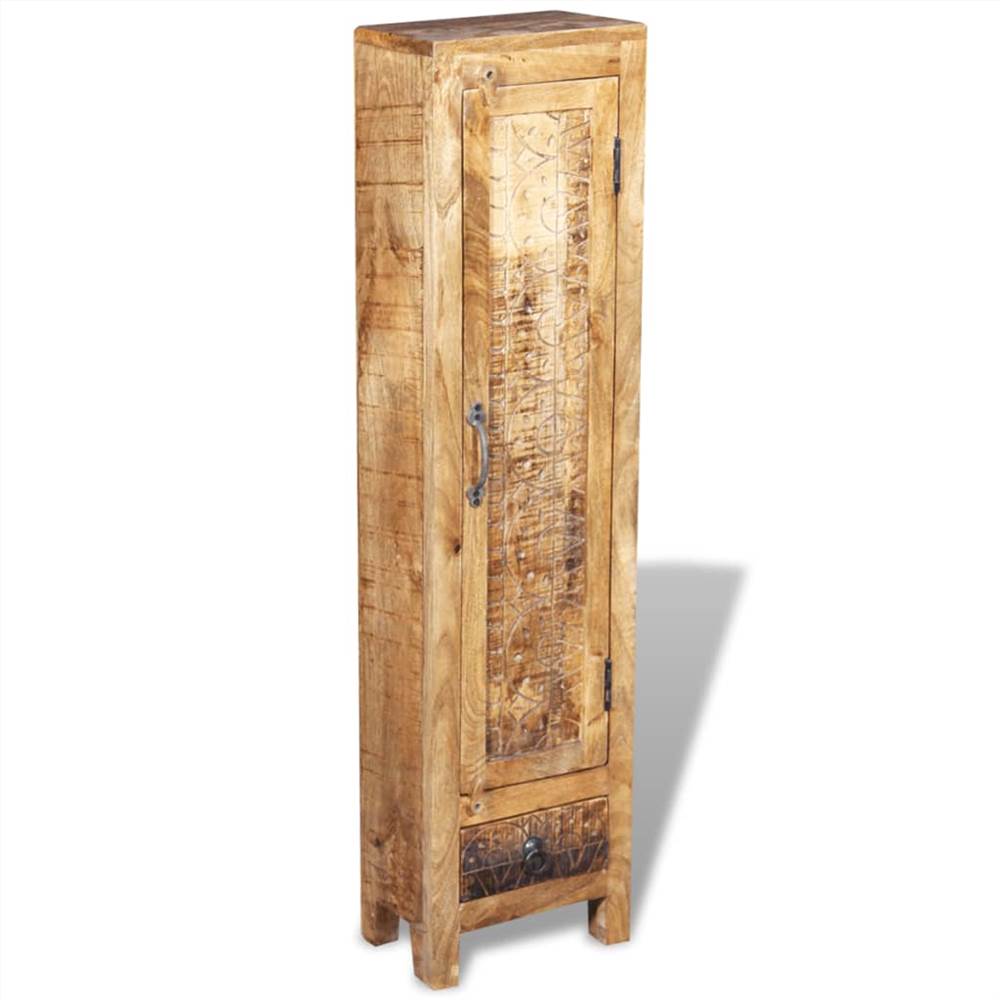 Vanity with Mirror and 2 Side Solid Mango Wood