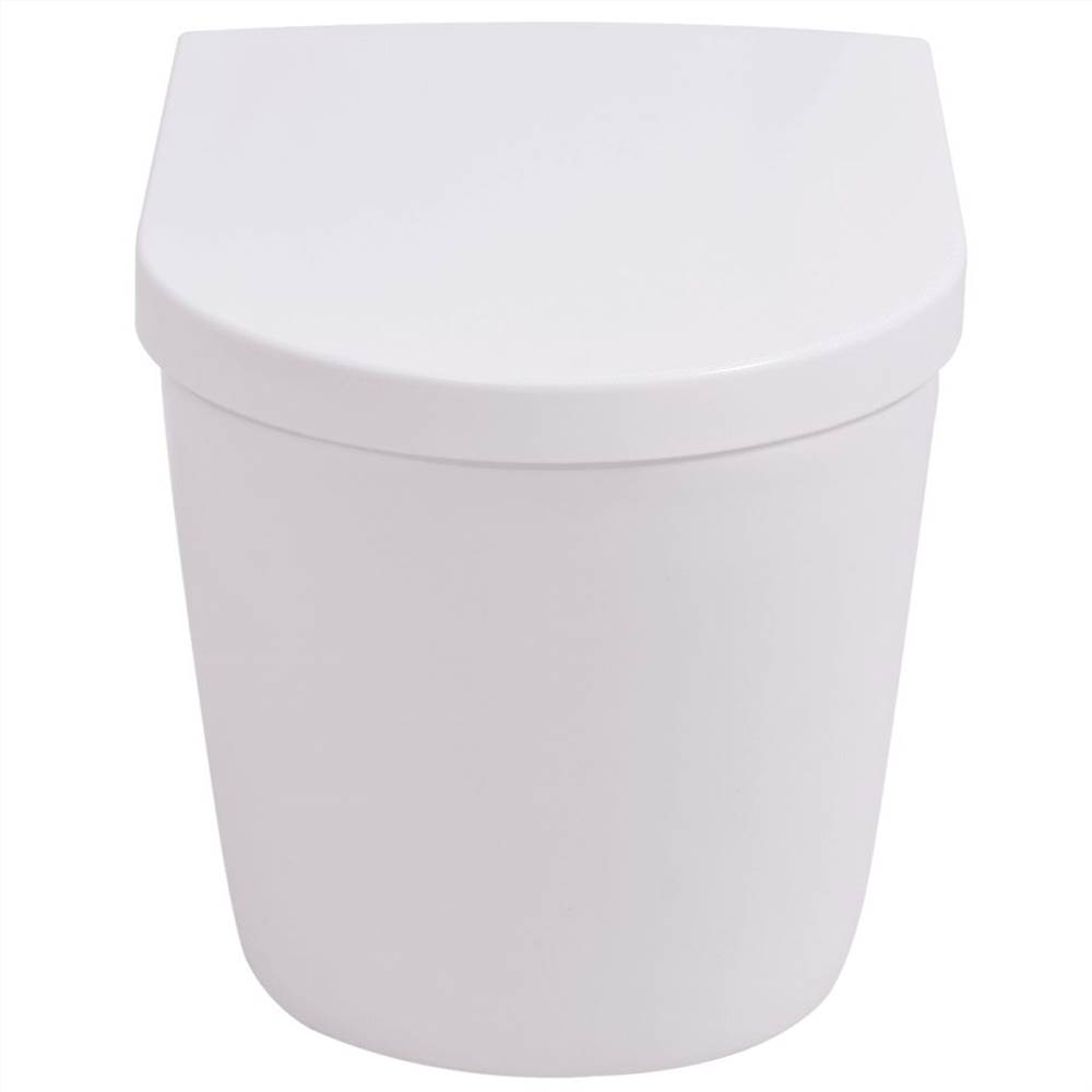 Wall Hung Toilet Ceramic White