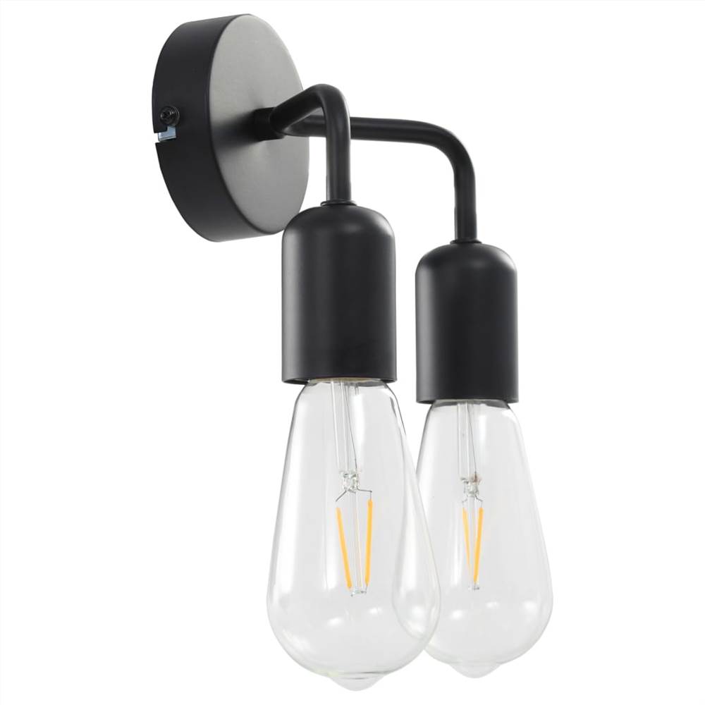 Wall Light Black E27