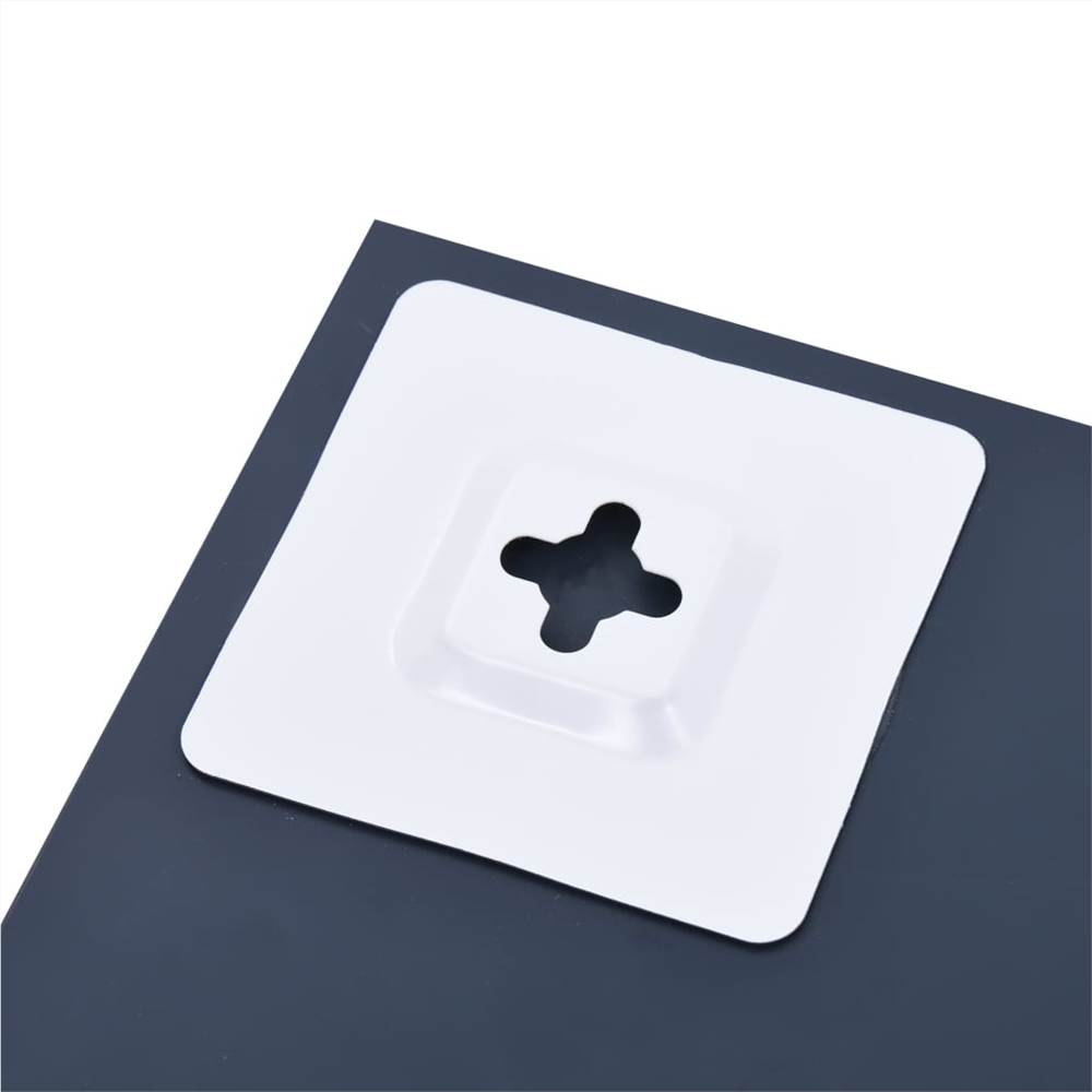 Wall Mirror with Shelf 30x30 cm Tempered Glass