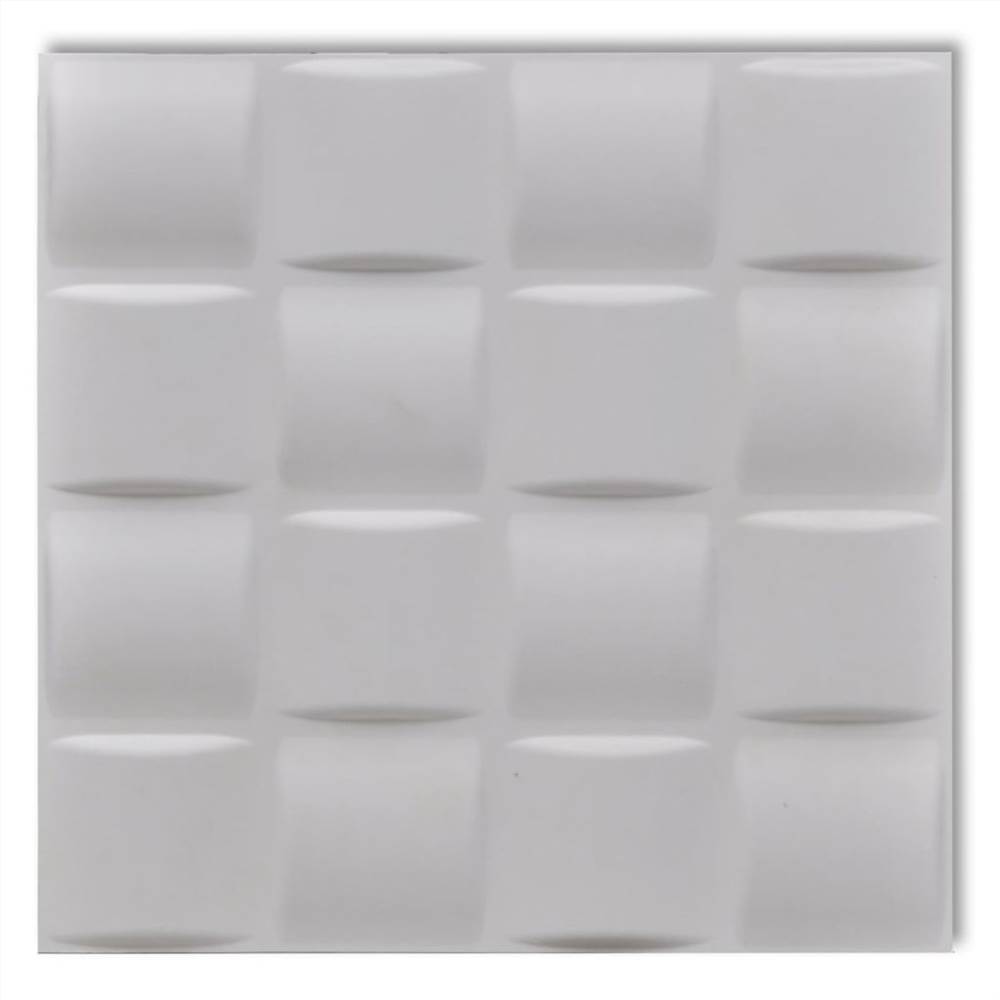 Wall Panel 3D Square 0.5 m x 0.5 m 24 Panels 6 m²
