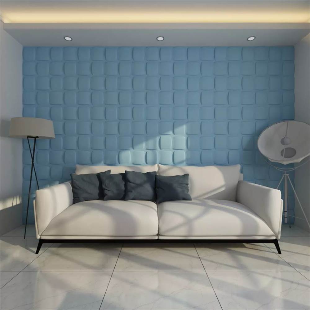 Wall Panel 3D Square 0.5 m x 0.5 m 24 Panels 6 m²