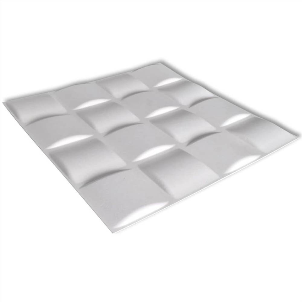 Wall Panel 3D Square 0.5 m x 0.5 m 24 Panels 6 m²