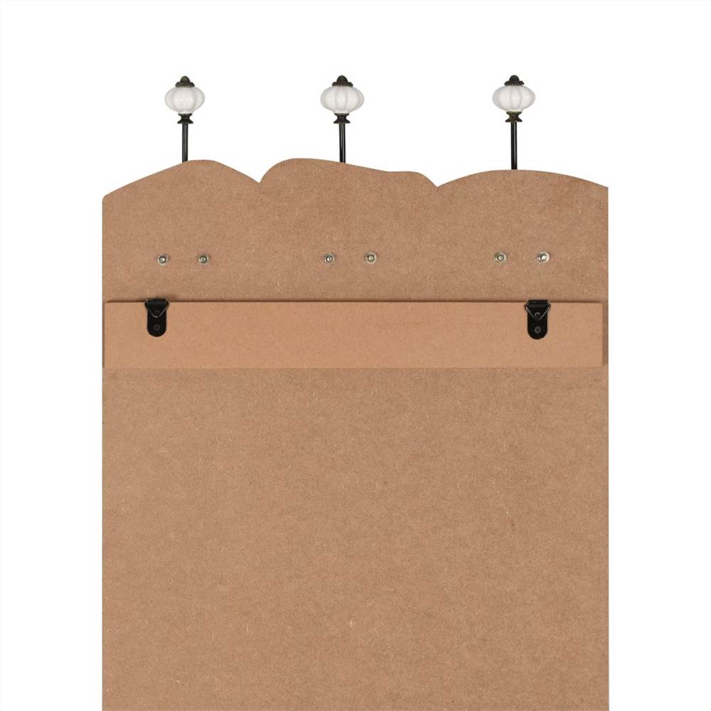 Wall-mounted Coat Rack with 6 Hooks 120x40 cm BEER CHEAPER