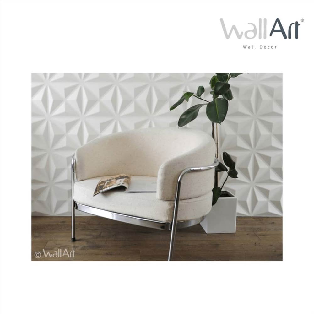 WallArt 3D Wall Panels Cullinans 12 Pcs GA-WA17 16 WallArt 3D Wall Panels Cullinans 12 pcs GA-WA17