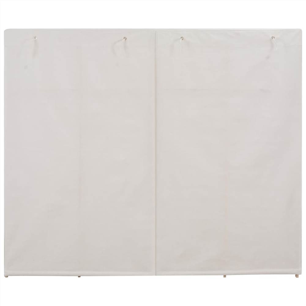 Wardrobe White 200x40x170 Cm Fabric 9 Wardrobe White 200x40x170 cm Fabric