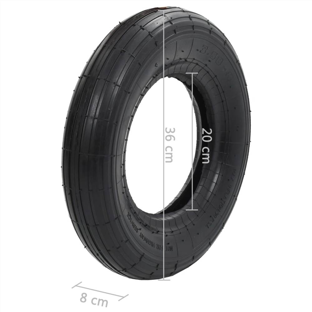 Wheelbarrow tyre 3 50 8 4pr rubber