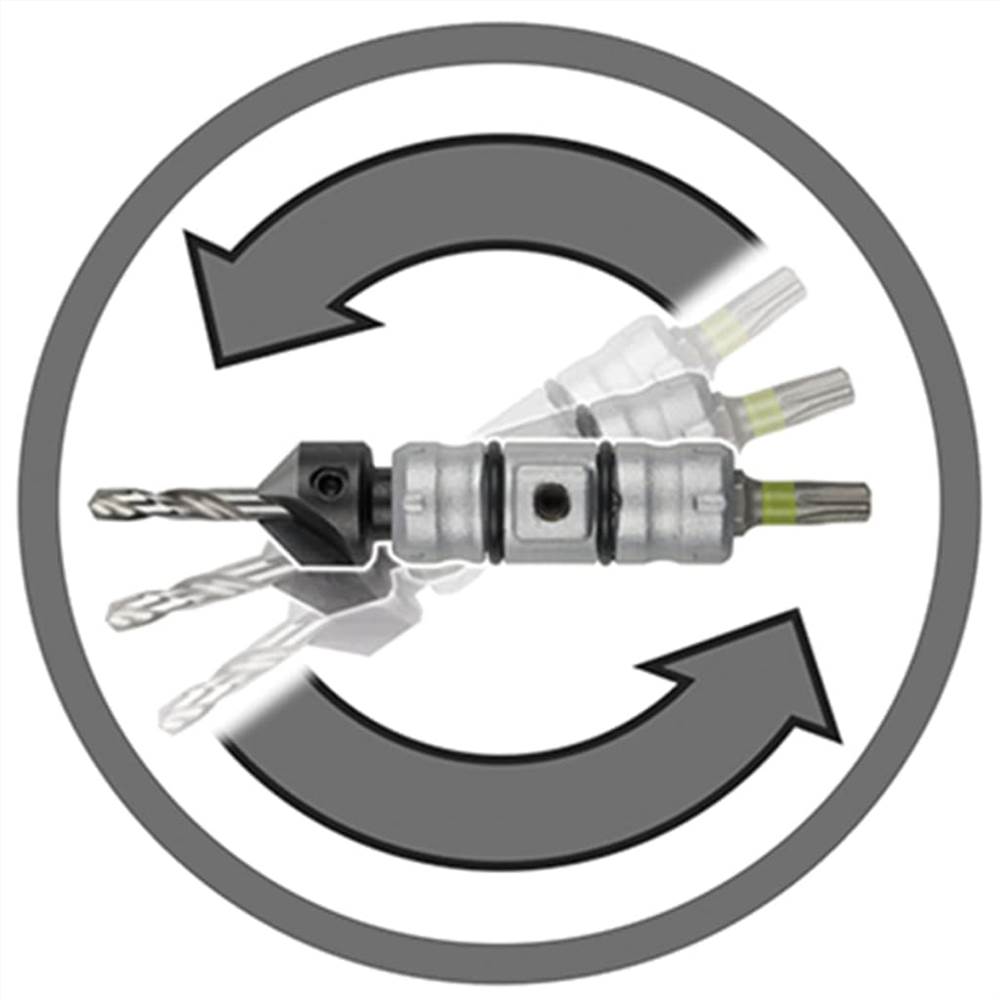 wolfcraft 16 Piece Flip Bit Set All-in-One