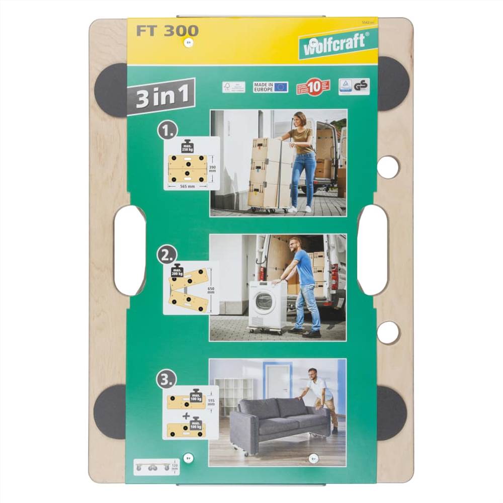 wolfcraft 3-in-1 Furniture Dolly FT300 5542000
