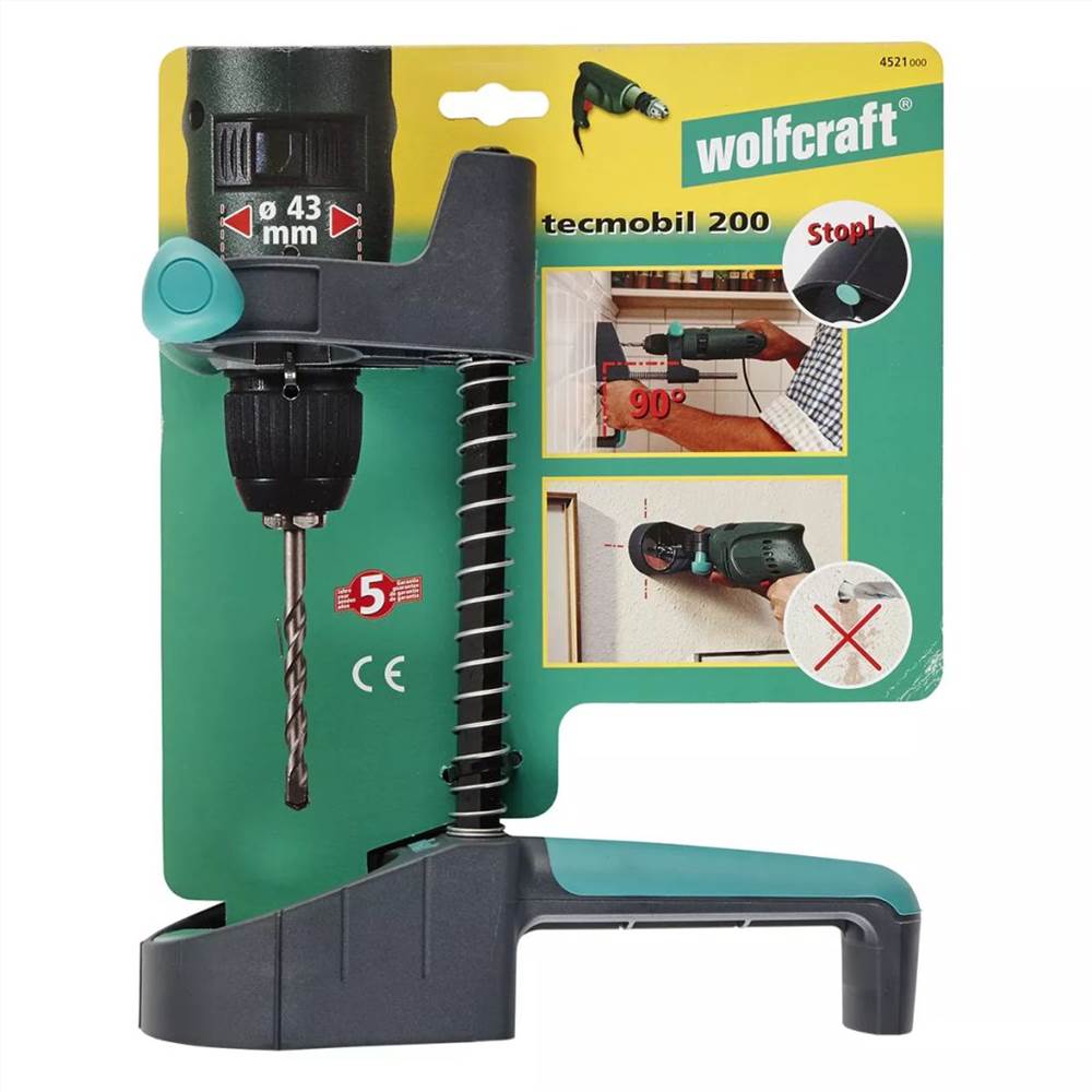 wolfcraft Mobile Drilling Aid Tecmobil 200 43 mm 4521000