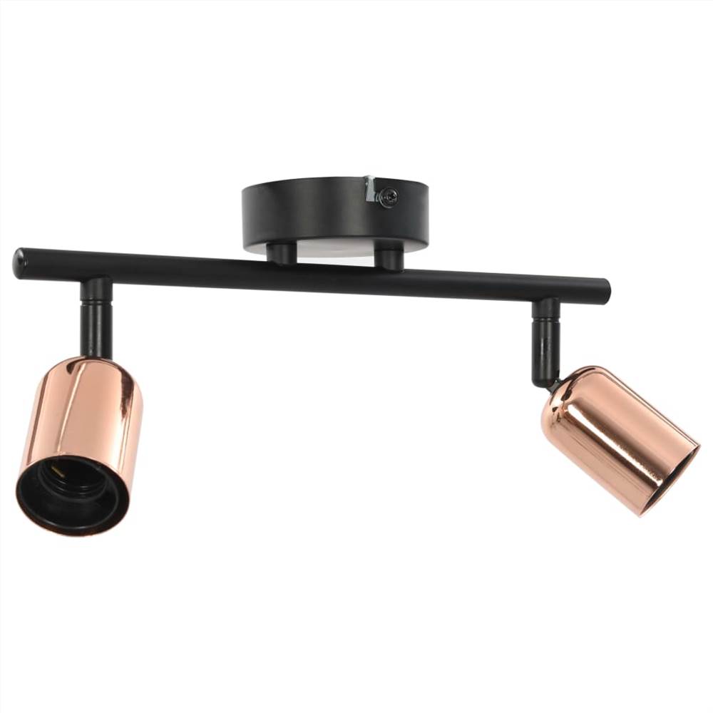 2-Way Spot Light 2 W Black and Copper E27