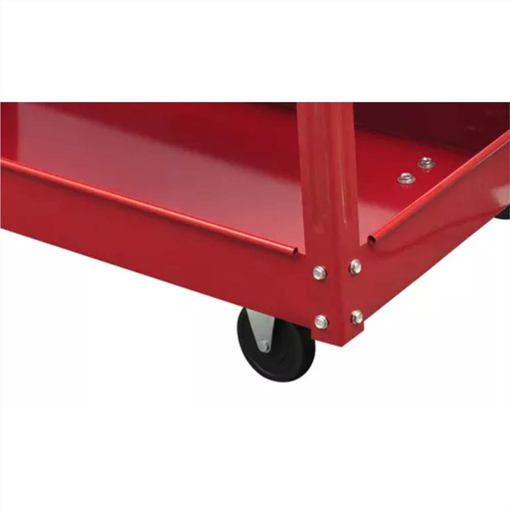 2 x Tool Trolley 100 kg 3 Shelves