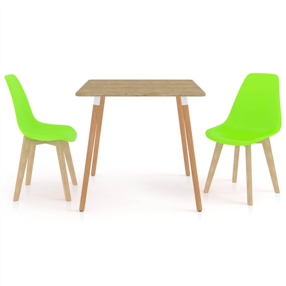 

3 Piece Dining Set Green