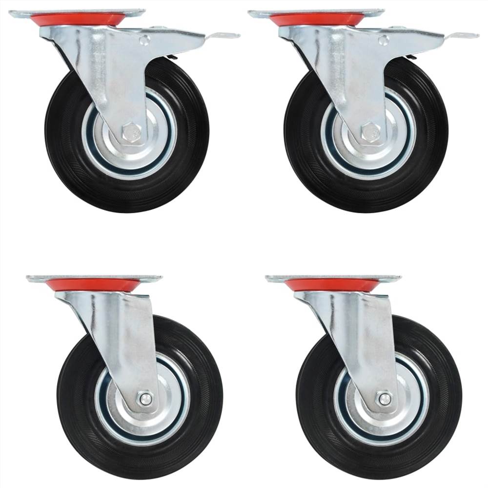 

32 pcs Swivel Casters 125 mm
