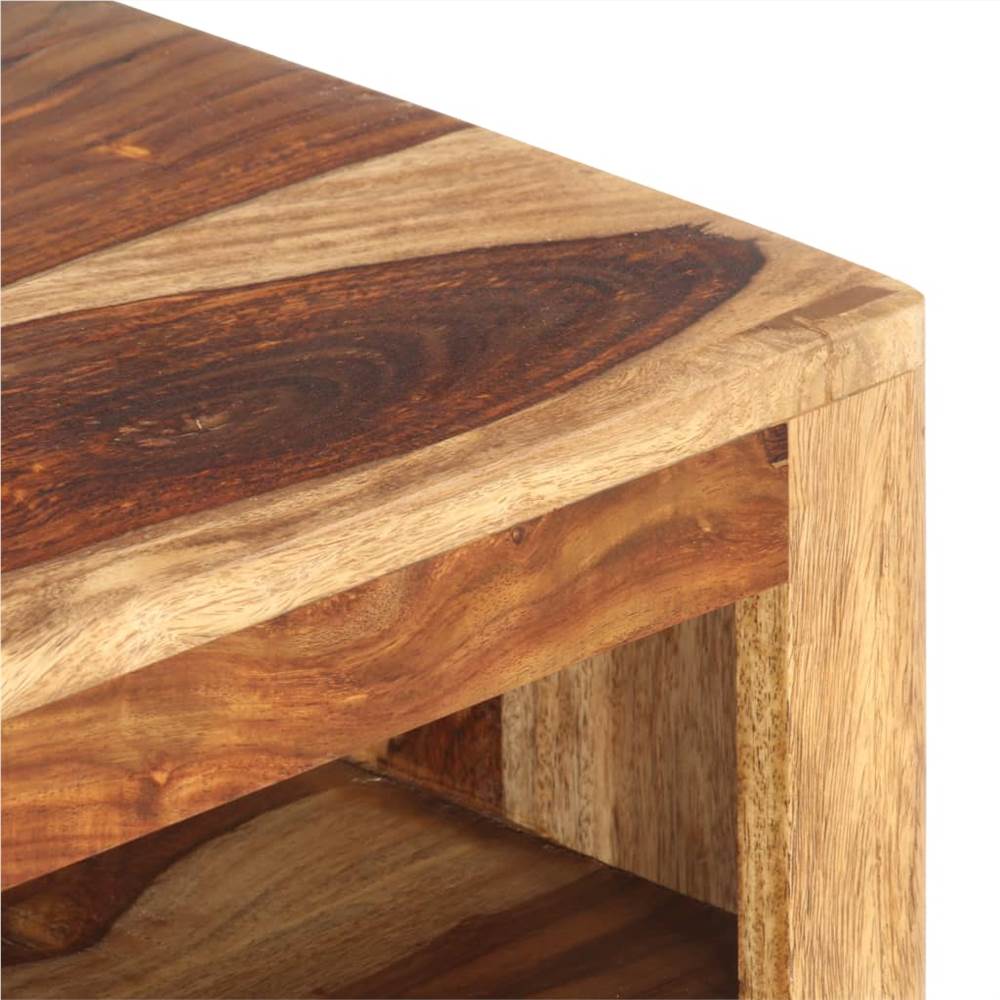 4 Piece TV Unit Set Solid Sheesham Wood