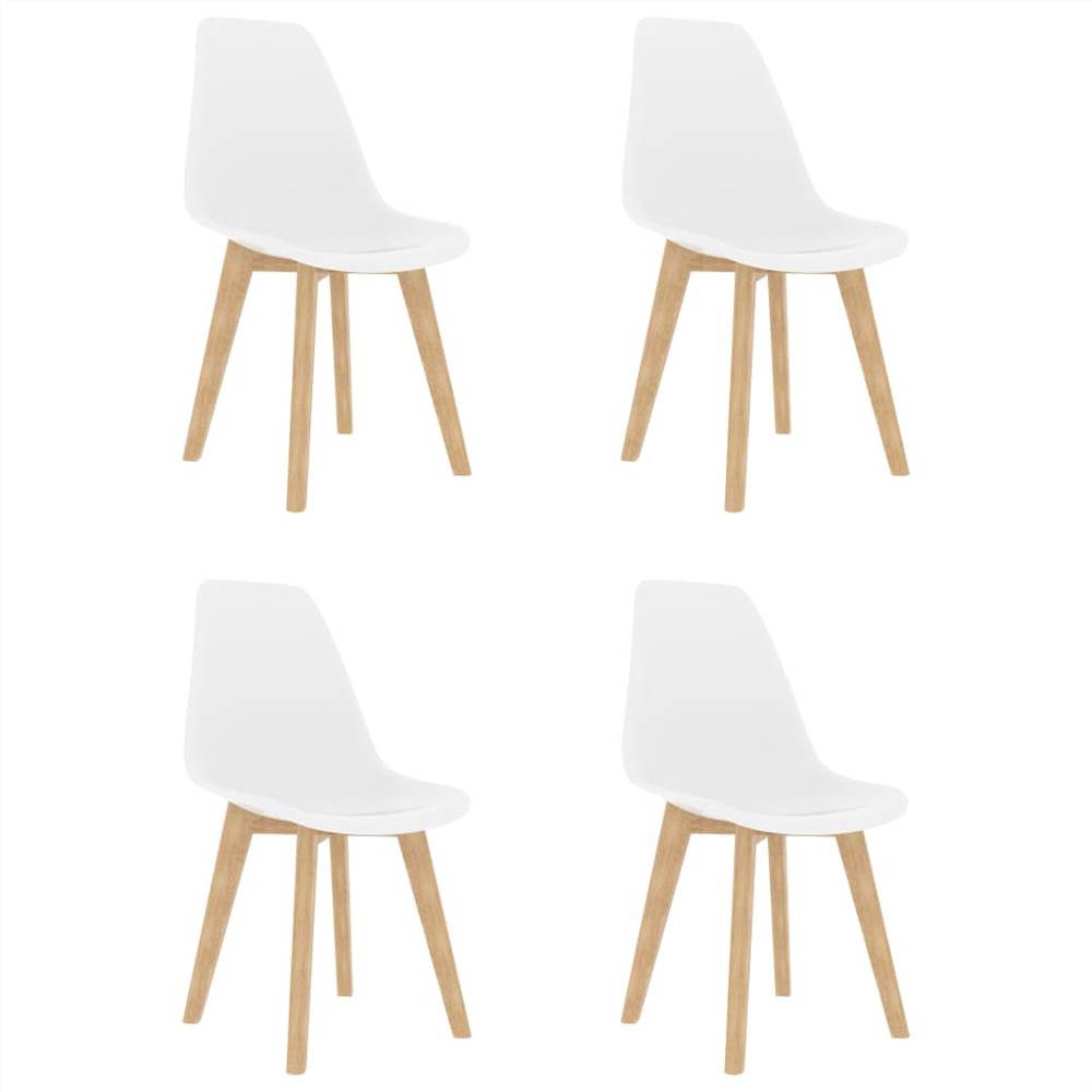 5 Piece Dining Set White