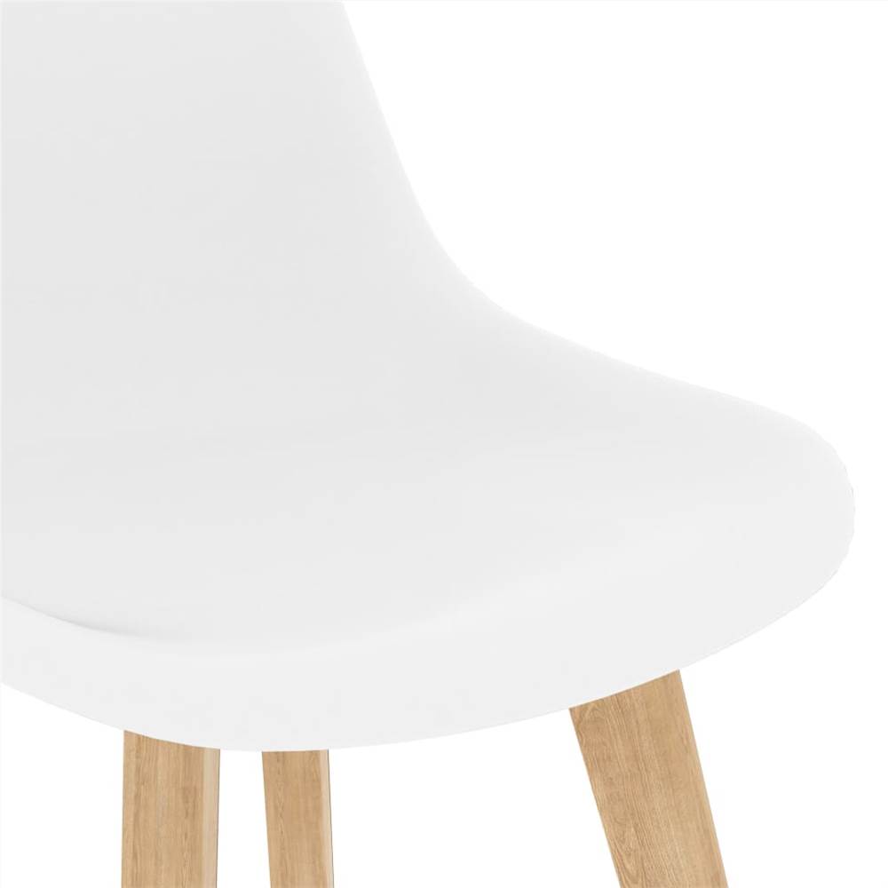 5 Piece Dining Set White