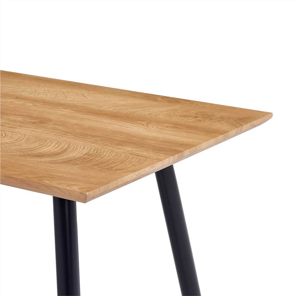7 Piece Dining Set Plastic Red