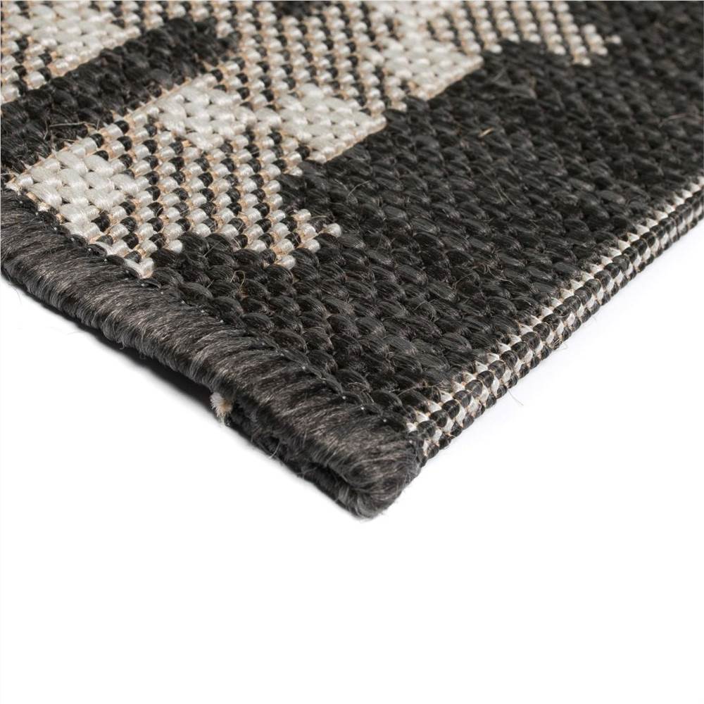 Area Rug Sisal Look Indoor/Outdoor 80x150 cm Square