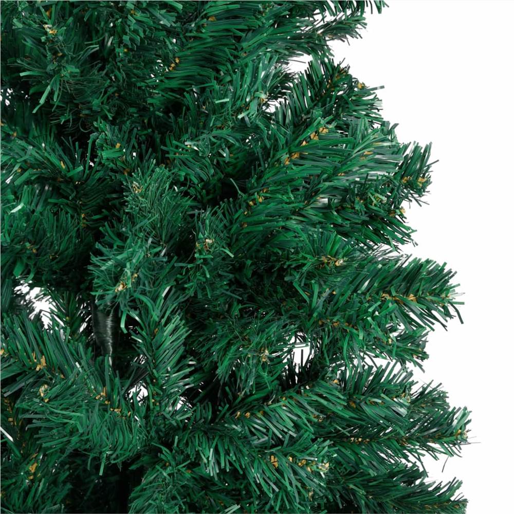 Artificial Christmas Tree with Thick Branches Green 150 cm PVC