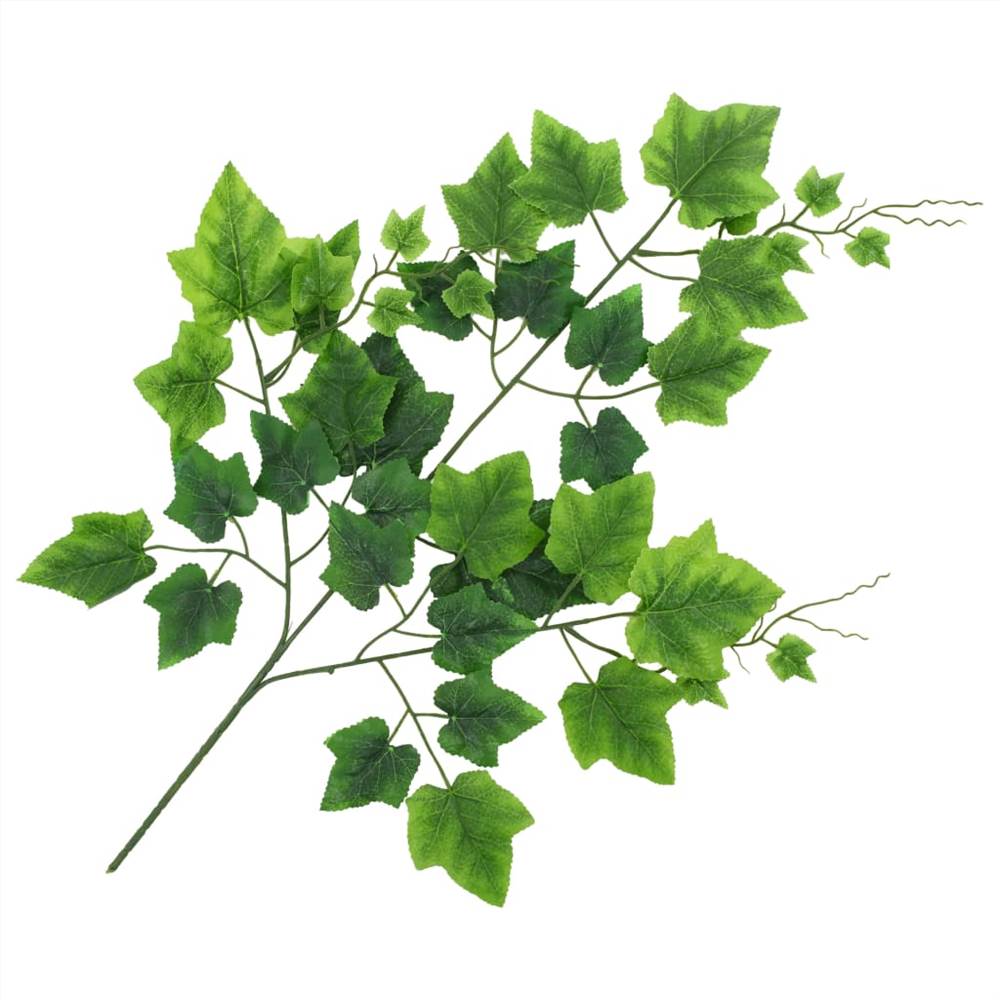 Artificial Leaves Grape 10 pcs Green 70 cm