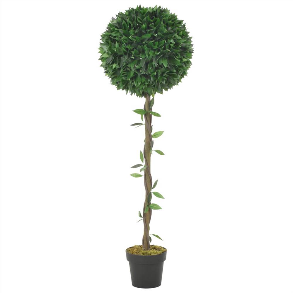 شجرة نبات صناعية مع أصيص أخضر 130 سم