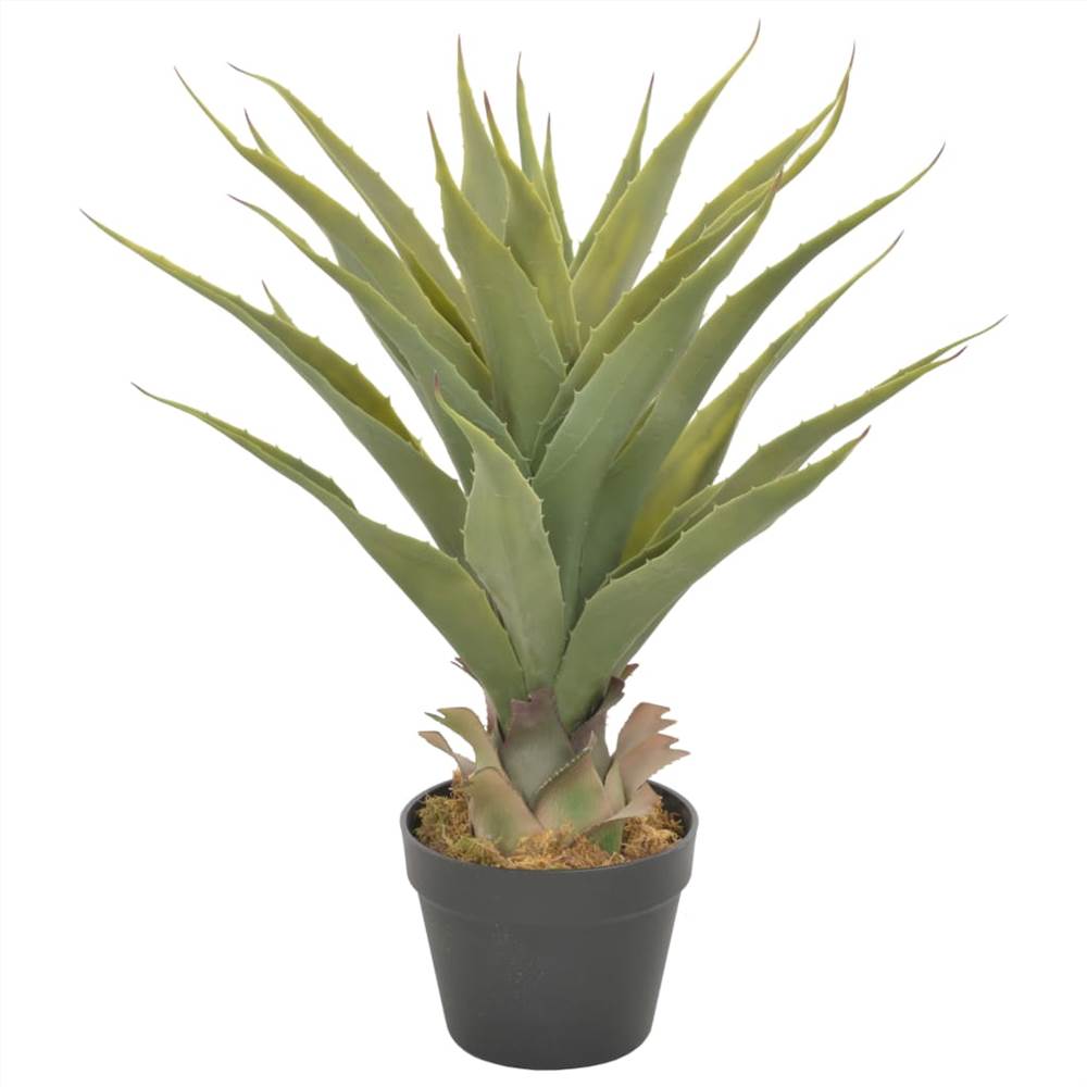 Yucca Pianta Artificiale con Vaso Verde 60 cm
