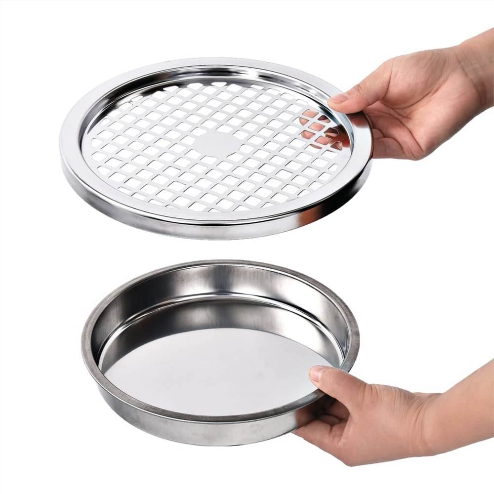 Ashtray Dustbin Hotel 30 L Steel Black