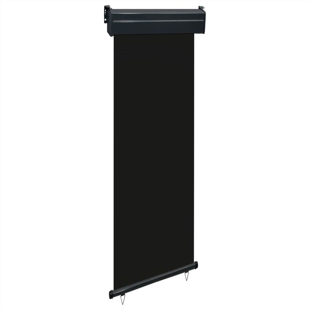 Balcony Side Awning 60x250 cm Black, Other  - buy with discount