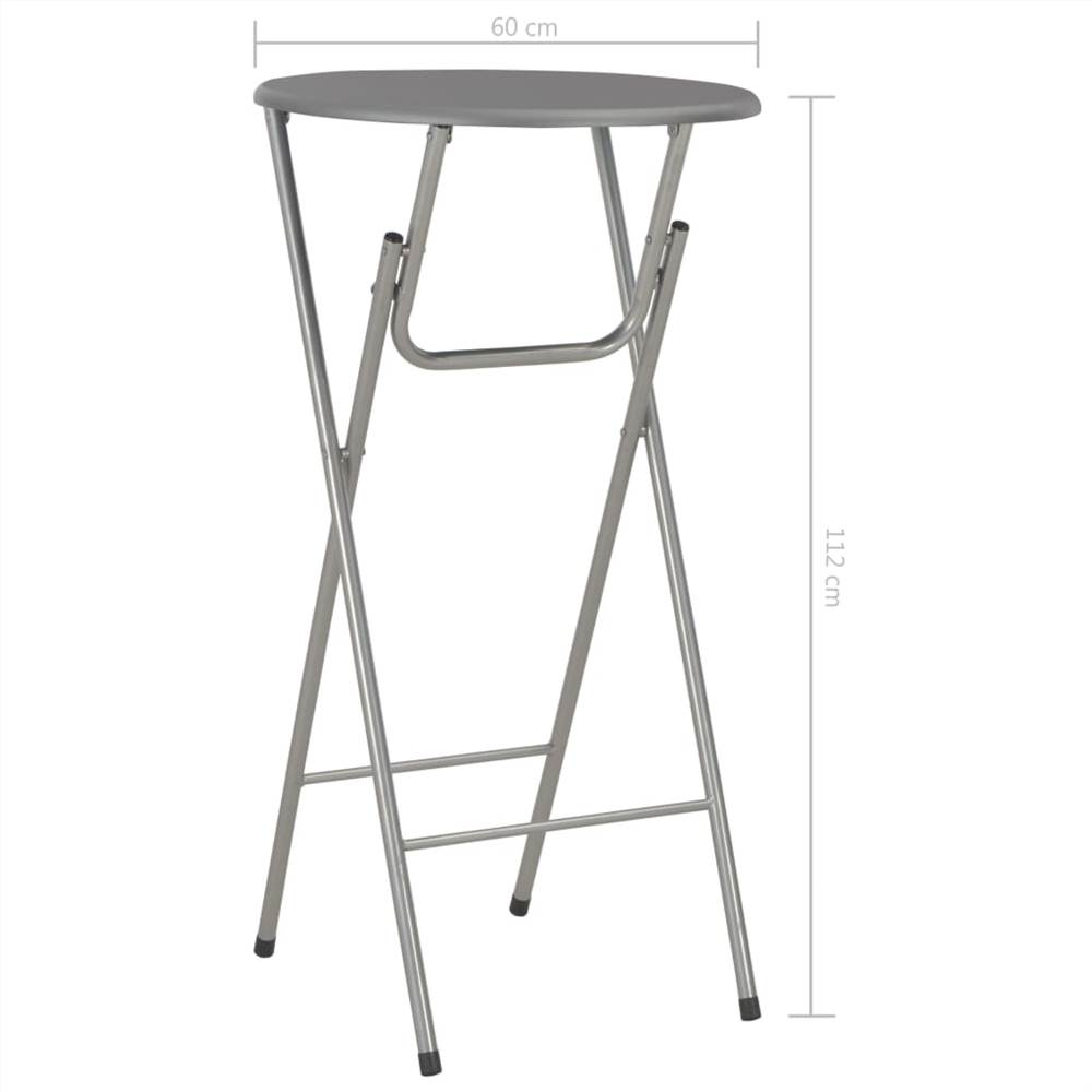 Bar Tables 4 pcs Anthracite 60x112 cm MDF