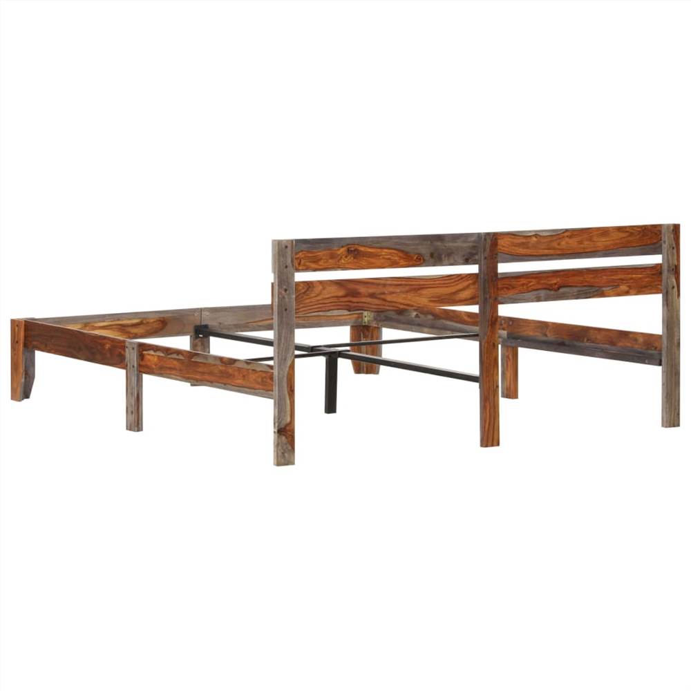 Bed Frame Solid Sheesham Wood 160x200 cm