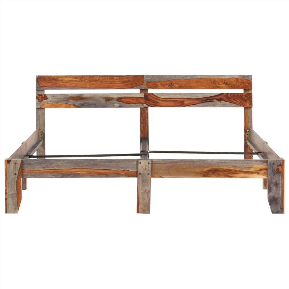 Bed Frame Solid Sheesham Wood 160x200 cm