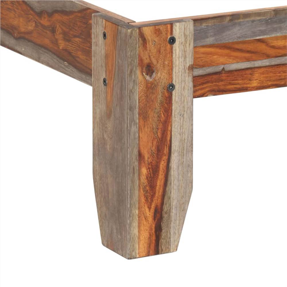 Bed Frame Solid Sheesham Wood 160x200 cm