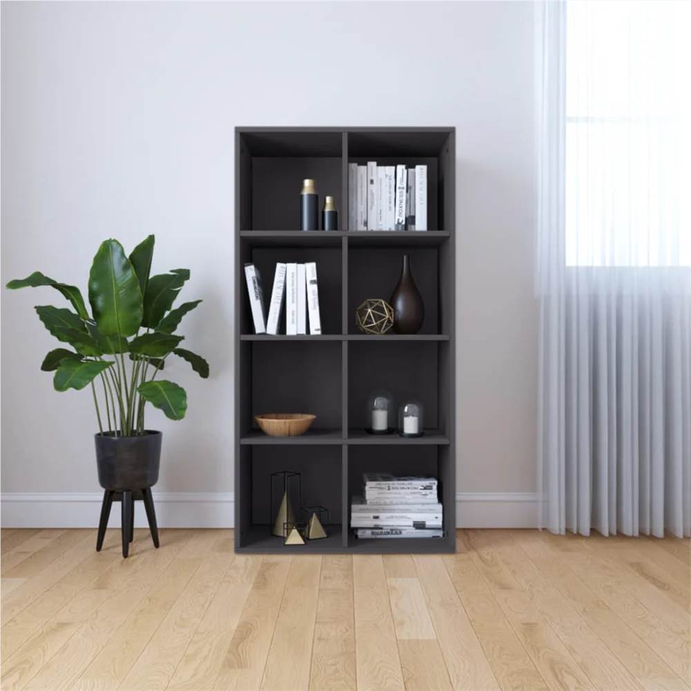 

Book Cabinet/Sideboard Grey 66x30x130 cm Chipboard