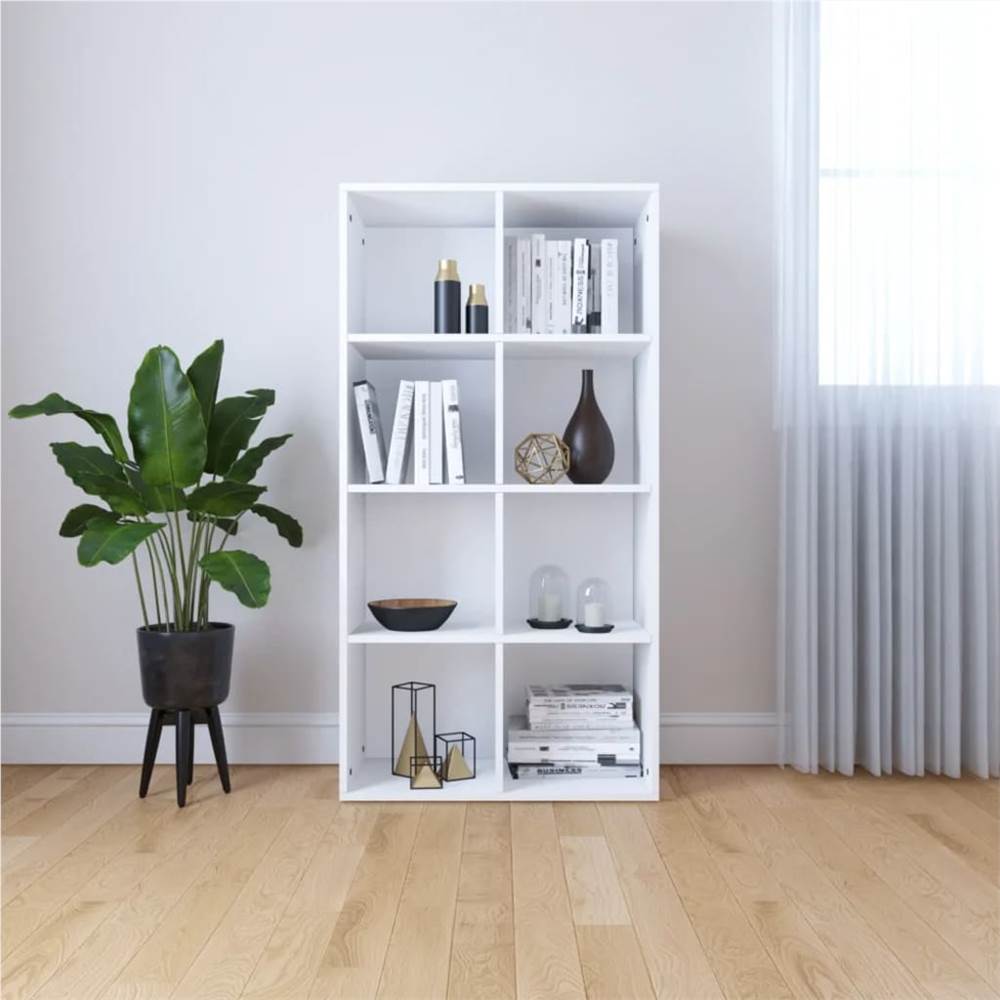 

Book Cabinet/Sideboard White 66x30x130 cm Chipboard