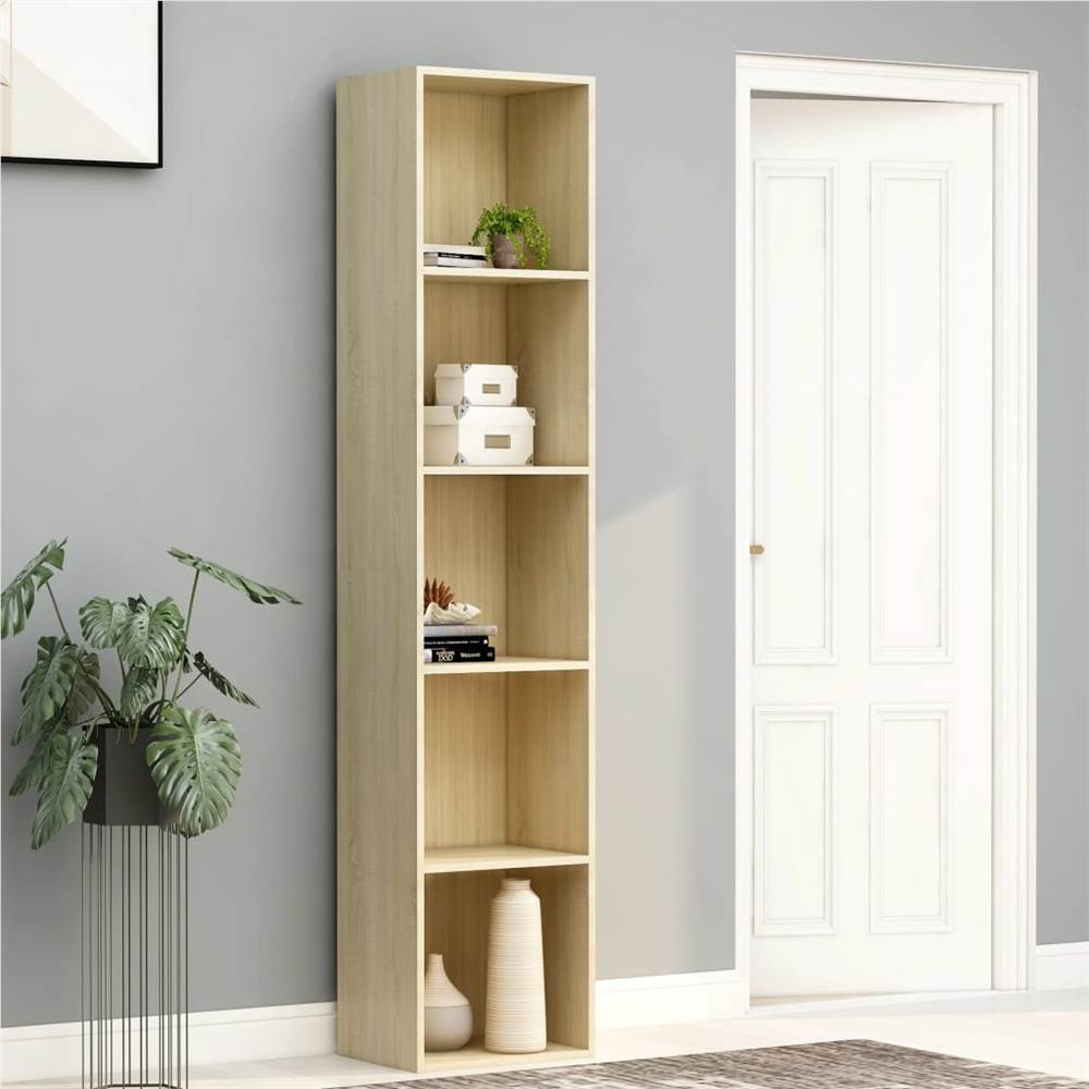 

Book Cabinet Sonoma Oak 40x30x189 cm Chipboard