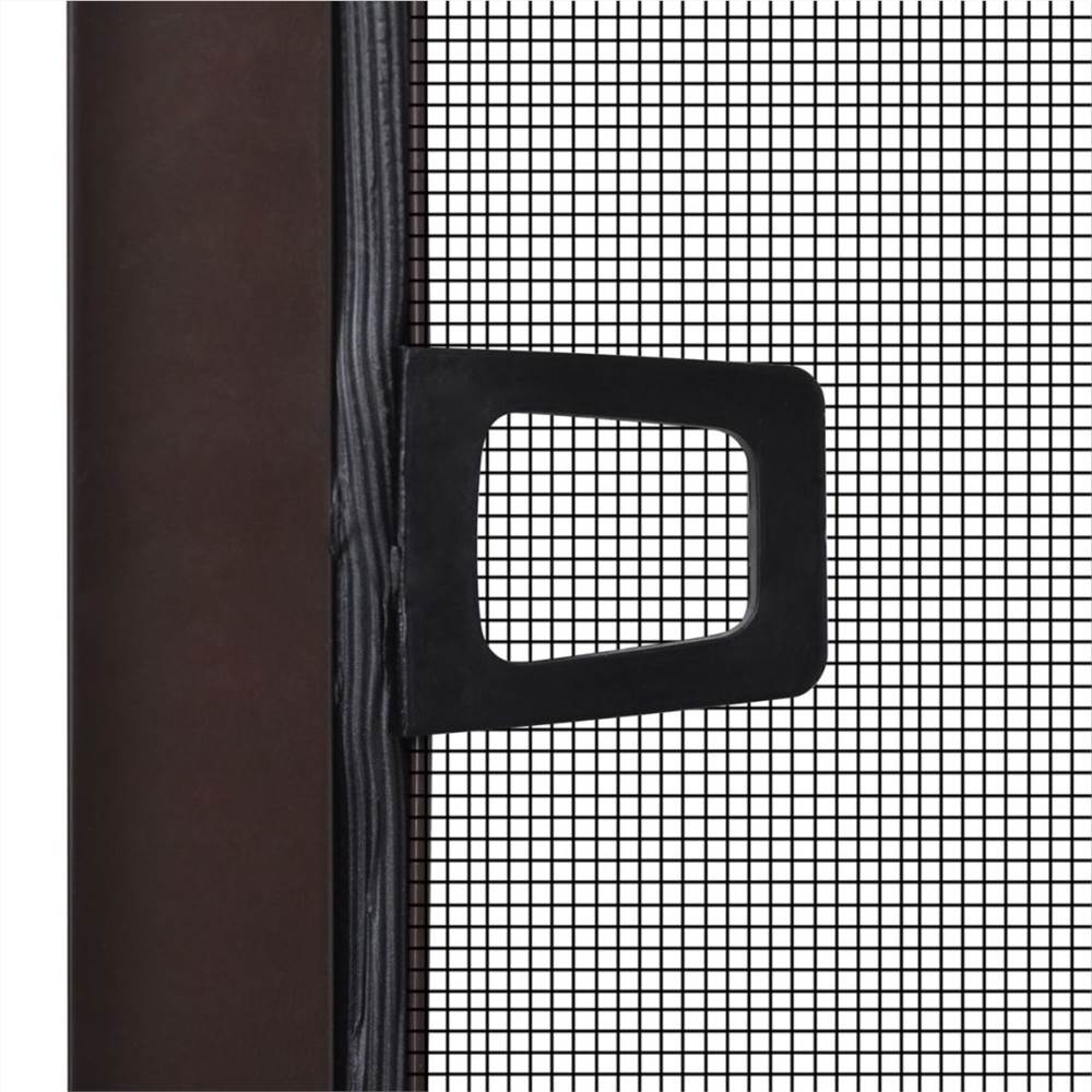 Brown Insect Screen for Windows 120 x 140 cm