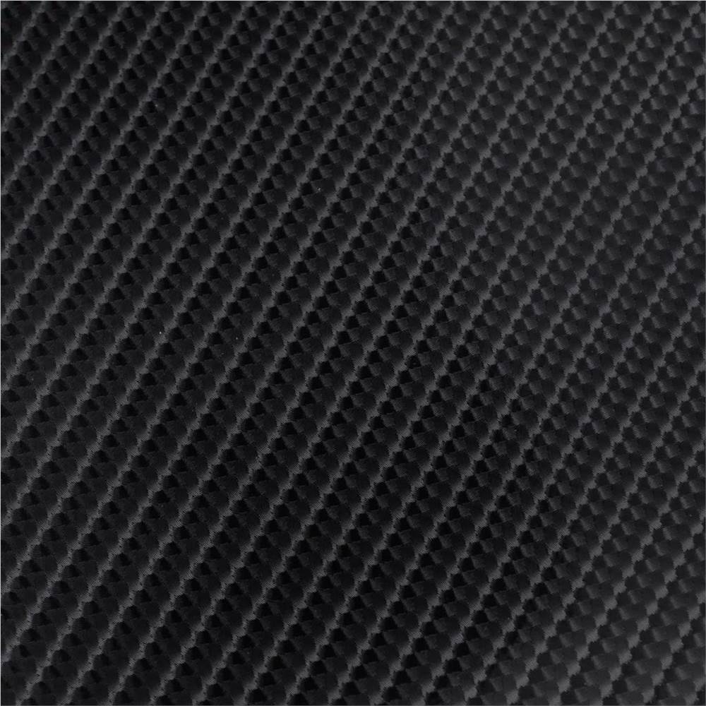 4D Kohlen Faser Vinyl Umwickeln Film Bubble & Gratis 1520mm x 600mm schwarz 