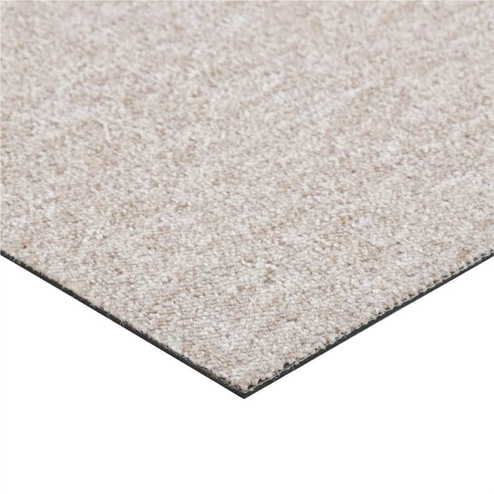 Carpet Floor Tiles 20 Pcs 5 M² 50x50 Cm Light Beige 13 Carpet Floor Tiles 20 pcs 5 m² 50x50 cm Light Beige