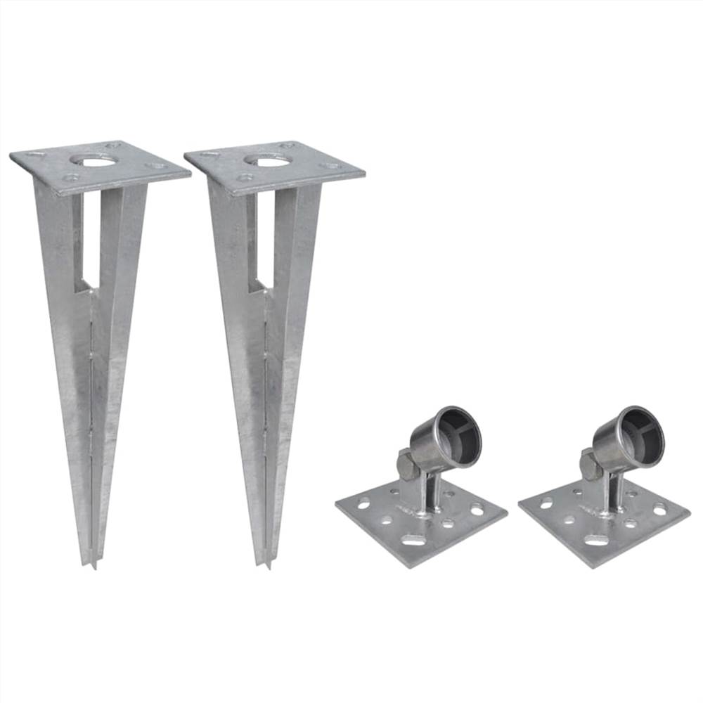 Chain Link Fence with Posts Spike Steel 1,5x15 m