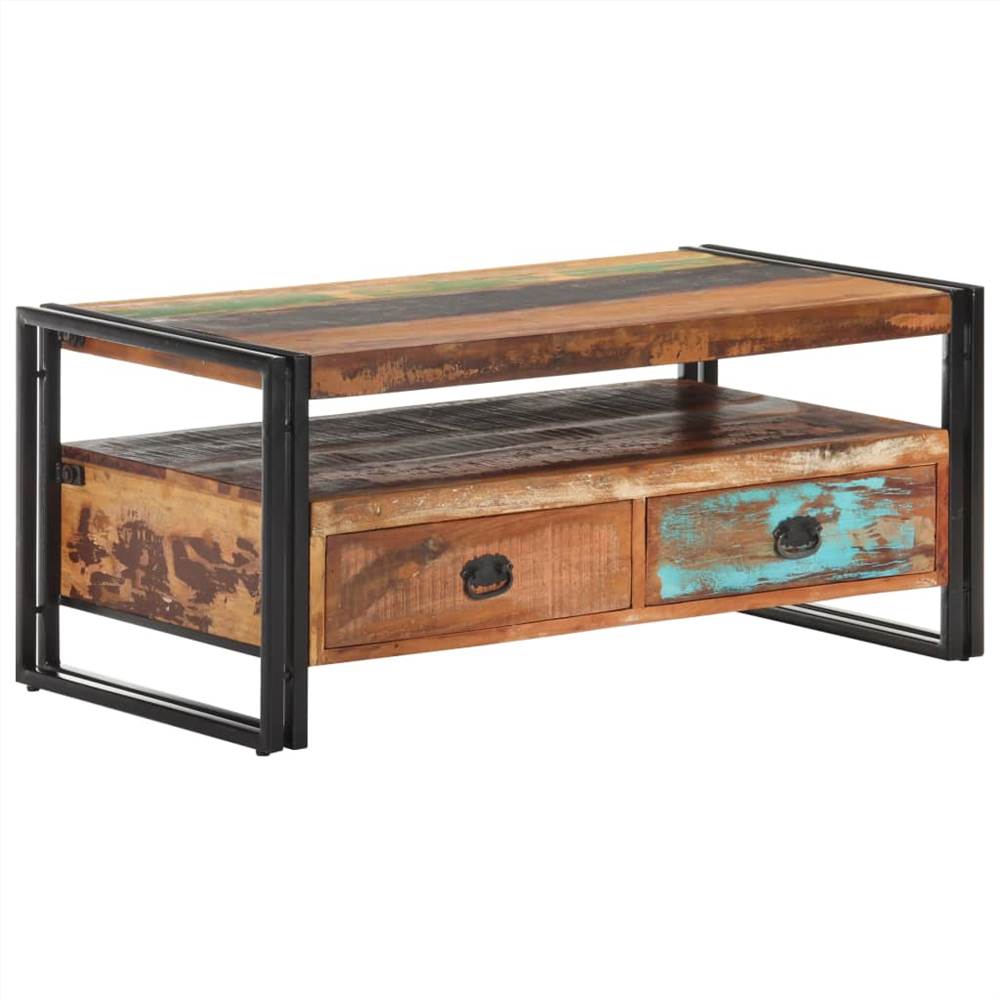 

Coffee Table 100x55x45 cm Solid Reclaimed Wood