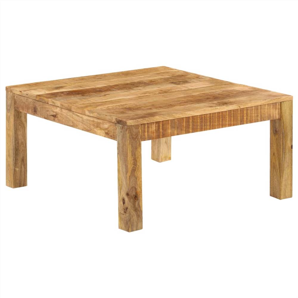 Coffee Table 80x80x40 cm Solid Mango Wood