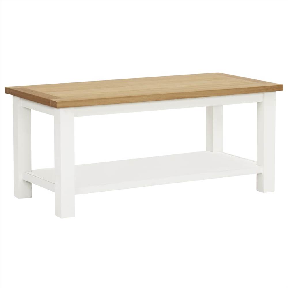 

Coffee Table 90x45x40 cm Solid Oak Wood
