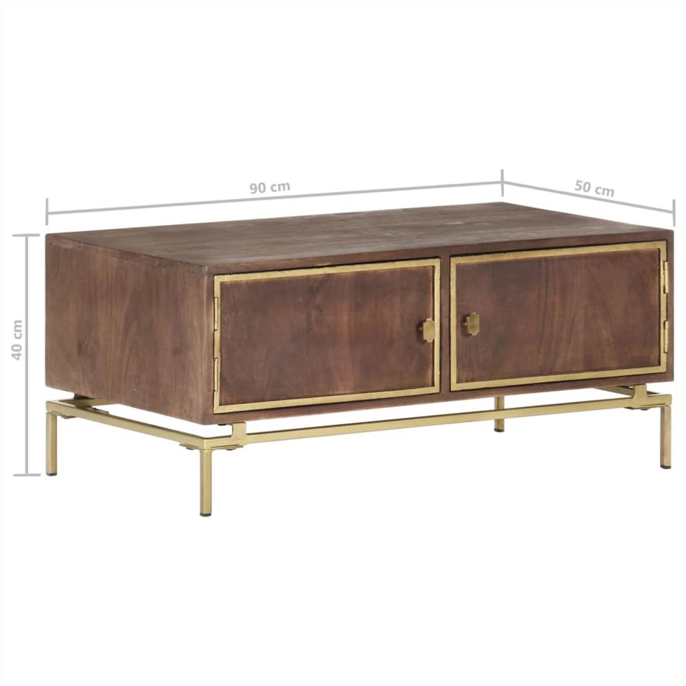 Coffee Table 90x50x40 cm Solid Mango Wood