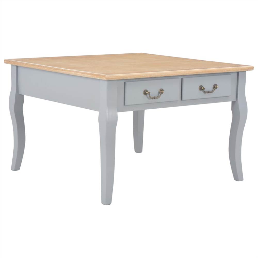 

Coffee Table Grey 80x80x50 cm Wood